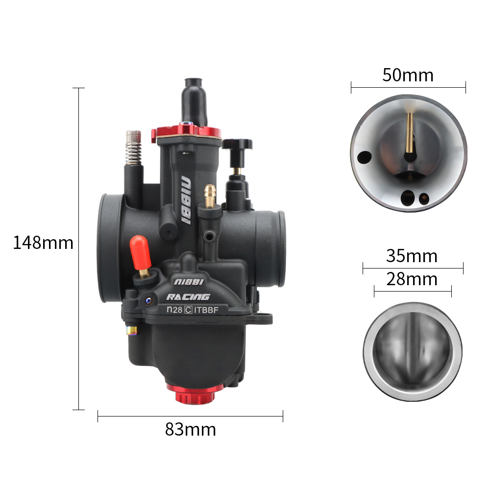 Nibbi Racing PWK 28 YJ PRO Black Line