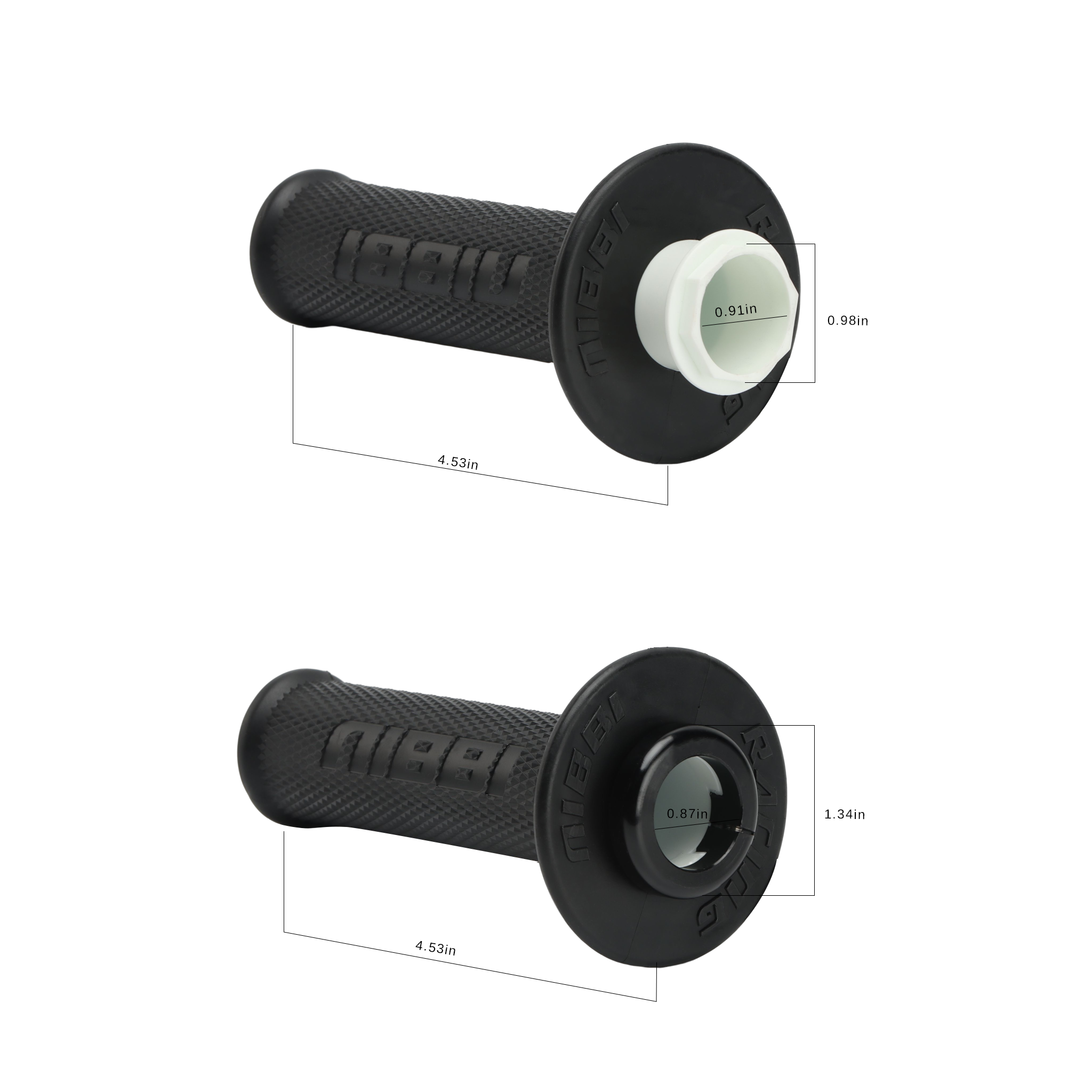 Offroad / Pitbike Lock-On Griffe Black