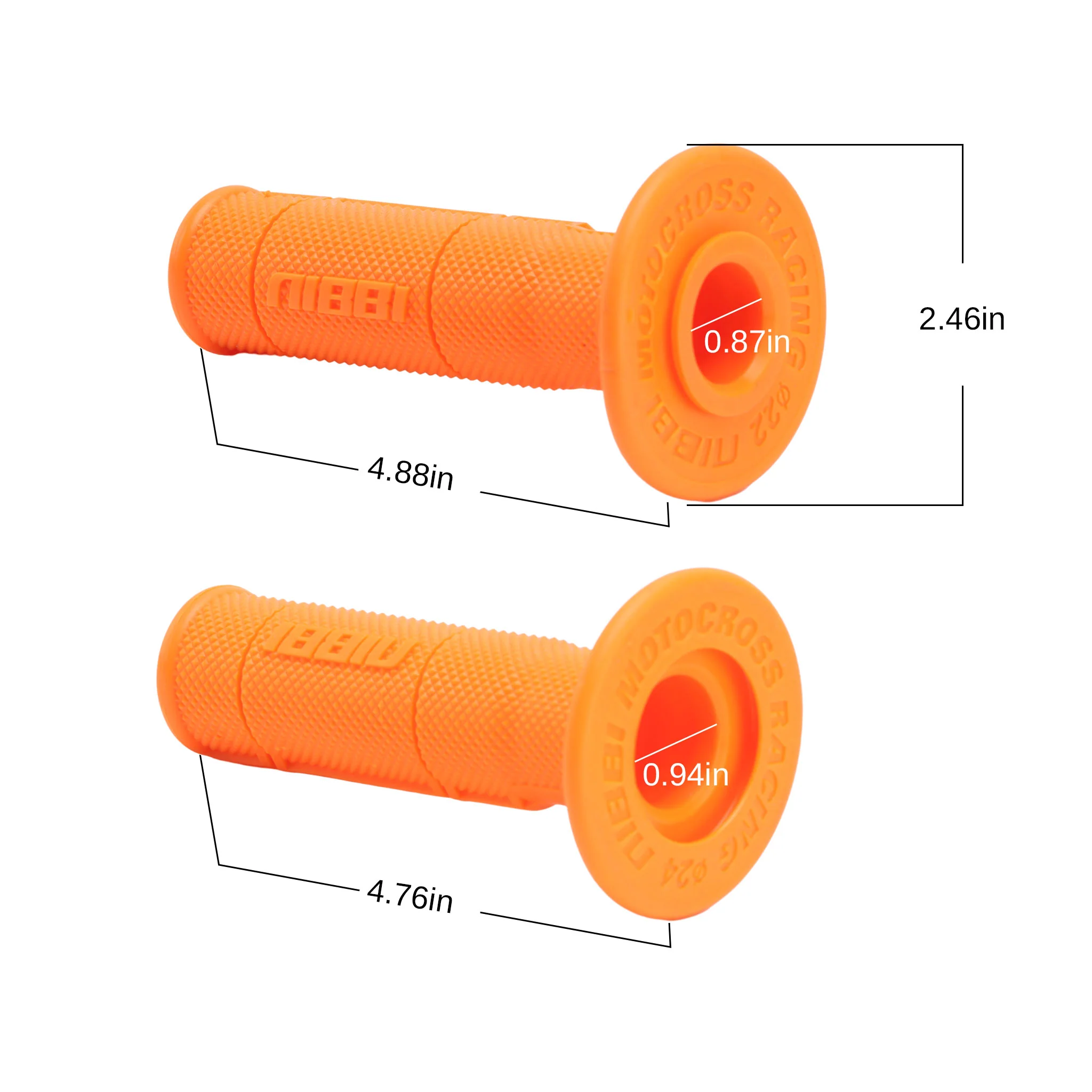 Offroad / Pitbike Griffe Orange