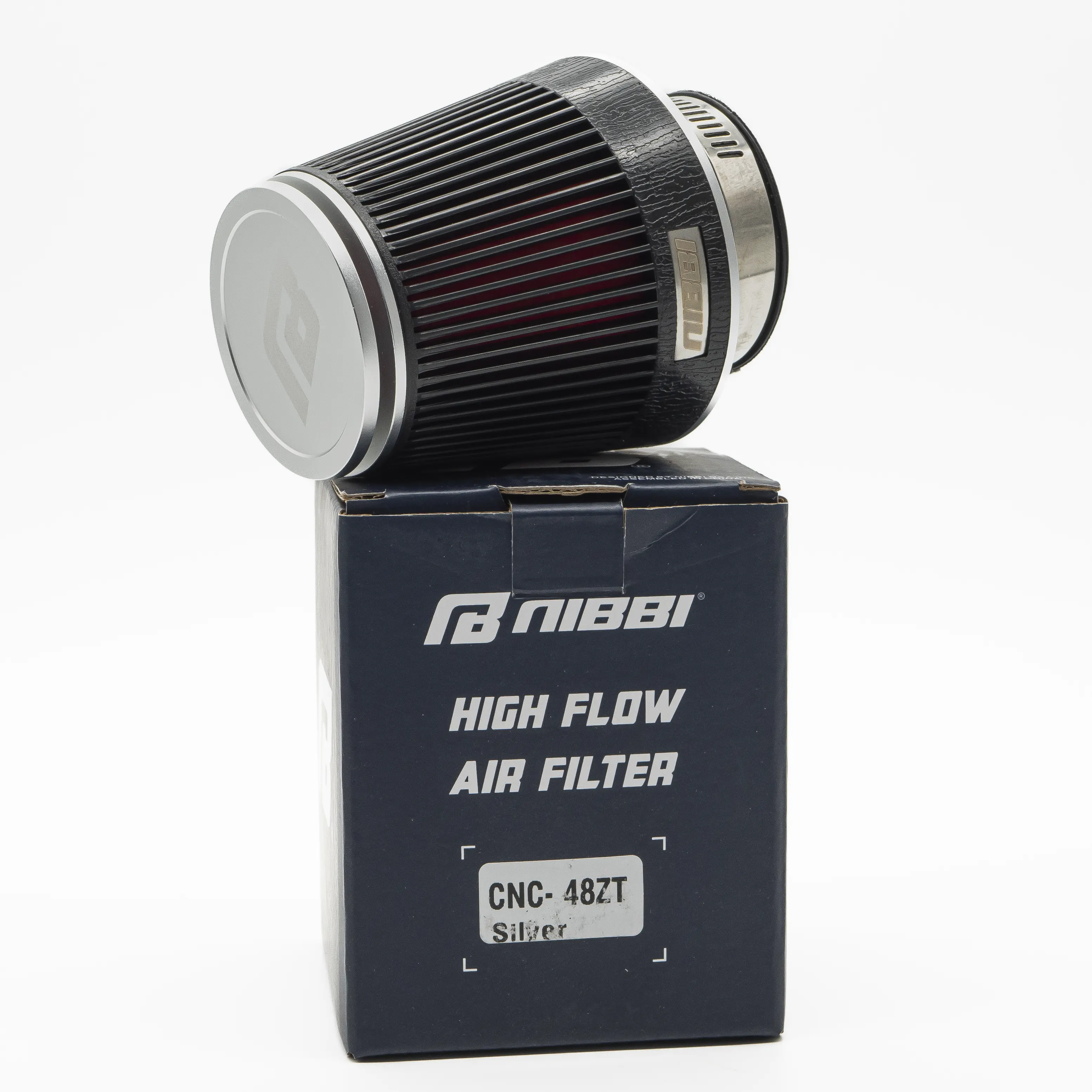 High Flow Luftfilter Silver gerade